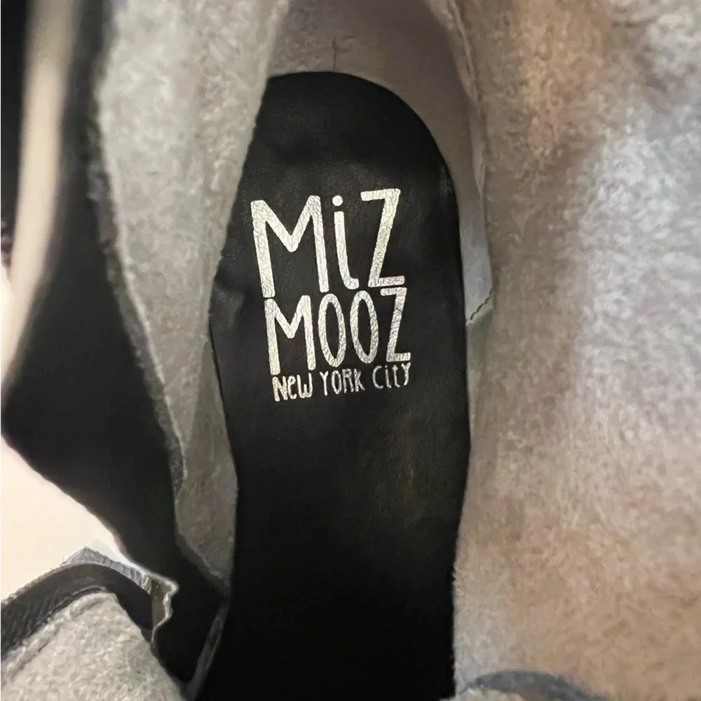 Miz Mooz Siggy Ankle Boots Blue Size 36 Wide